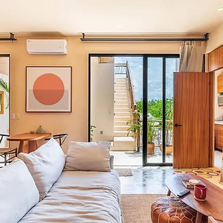 @Villa.Akbal- 2Bd Rooftop W/ Open Dinning Room