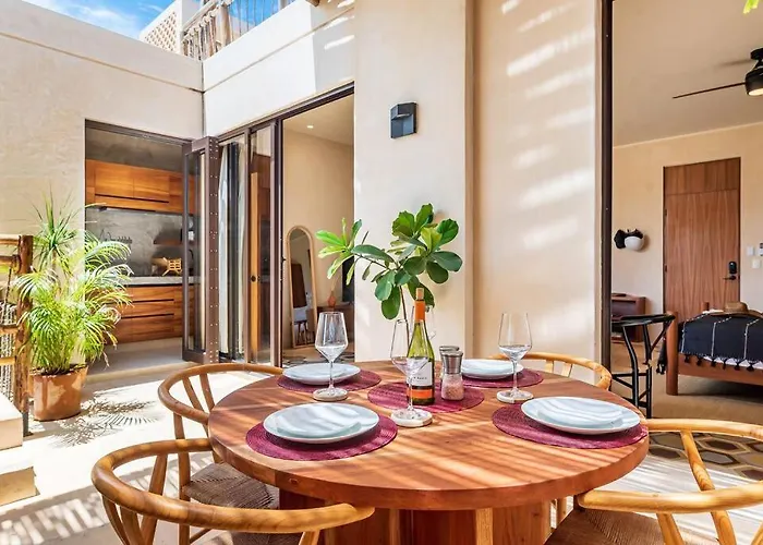 Apartment @villa.akbal- 2bd Rooftop W/ Open Dinning Tulum
